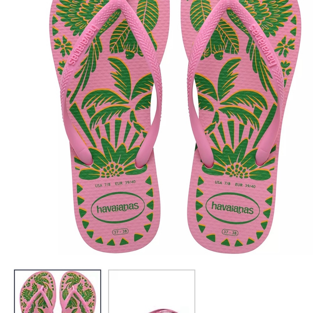Havaianas Pink Flip Flop Sandals